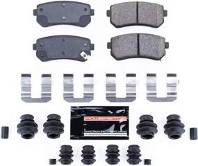 img 1 attached to Z23 Evolution Sport Rear Brake Pads by Power Stop (Z23-1157)