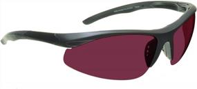 img 4 attached to Lightweight TR90 Sunglasses With Polarized Pink Rose Or HD Lenses - Unbreakable And Durable For Sports And Outdoor Activities
