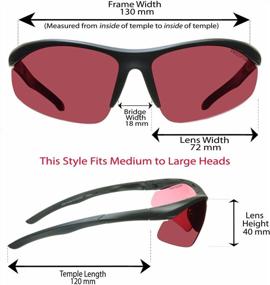 img 2 attached to Lightweight TR90 Sunglasses With Polarized Pink Rose Or HD Lenses - Unbreakable And Durable For Sports And Outdoor Activities