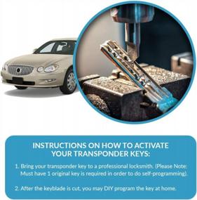 img 1 attached to Upgrade Your Car Key With Keyless2Go PK3 Transponder Ignition Replacement