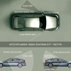 img 3 attached to Adjustable Rotation Mirrors Rearview Universal