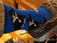 img 1 attached to Cute And Quirky Animal Socks For Men And Boys - Perfect Corgi Or Cat Gifts With Crazy Goat And Duck Designs By SOCKFUN review by James Hova