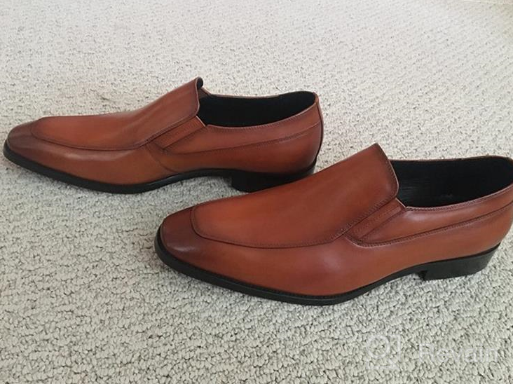 img 1 attached to 👔 GIFENNSE 10 Leather Loafers: Elevate Your Formal Style review by Robert Hoge