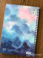 img 1 attached to Capture Your Dreams With SIIXU Star Rover Journal | Colorful Spiral Notebook For Ideas, Meetings & Memories | Lined Pages With Beautiful Light Blue Design | 136 Pages | Large Size & Lay Flat review by Aaron Clayton