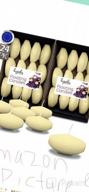img 1 attached to European-Made HYOOLA Premium Ivory Floating Candles - 12 Pack, 3 Inch, 8 Hour review by Cashout Harden