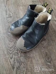 img 5 attached to DADAWEN Водонепроницаемые ботиночки на молнии для малышей: Стильные и прочные кроссовки и ботинки для мальчиков