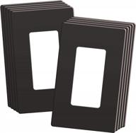 childproof your home with enerlites elite series screwless wall plates - dark bronze (10 pack) логотип