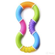 👶 munchkin twisty figure 8 baby teether toy - safe, bpa-free, for babies 6+ months logo