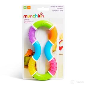 img 1 attached to 👶 Munchkin Twisty Figure 8 Baby Teether Toy - Safe, BPA-Free, for Babies 6+ Months