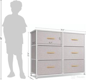 img 2 attached to CubiCubi Dresser Bedroom Storage Organizer Furniture made as Bedroom Furniture