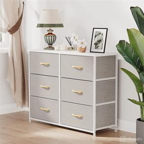 img 3 attached to CubiCubi Dresser Bedroom Storage Organizer Furniture made as Bedroom Furniture