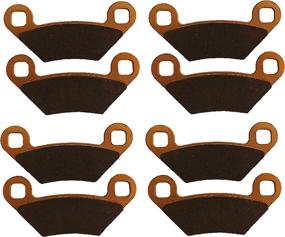 img 3 attached to 🏍️ High-Performance Ceramic Brake Pads Set for Polaris Sportsman 850 Front & Rear (2009-2022)