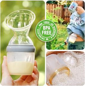 img 3 attached to HAAKAA Generation 3 Manual Breast Pump 🍼 - 160ml Silicone Breast Milk Collector/Catcher for Breastfeeding Moms