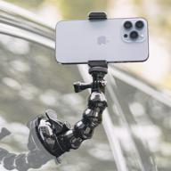 gooseneck phone suction cup mount for windshield/window/dashboard logo