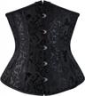 flaunt your curves with zhitunemi's lace-up brocade waist training corset for women logo