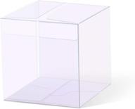 🎁 yozatia 25pcs transparent candy boxes - clear favor & gift boxes for weddings, parties, and baby shower favors (2 x 2 x 2 inch) logo