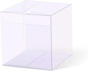 img 4 attached to 🎁 YOZATIA 25PCS Transparent Candy Boxes - Clear Favor & Gift Boxes for Weddings, Parties, and Baby Shower Favors (2 x 2 x 2 inch)
