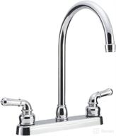 💧 dura faucet df-pk330hc-cp chrome rv j-spout kitchen sink faucet: durability meets style logo