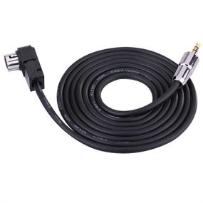 img 3 attached to 🚗 Enhance Your Car Audio Experience with the Qiilu 1.5m AUX Input Adapter Cable for JVC/Alpine KCA-121B CD Player 9855 105 177 9887