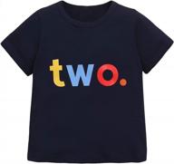 shalofer toddler boy 2nd birthday shirt - топ для двухлетних мальчиков логотип
