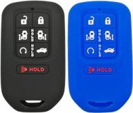 🔐 premium key fob cover for honda odyssey elite ex 2018-2020 - 2pcs remote control keyless jacket holder case by coolbestda логотип