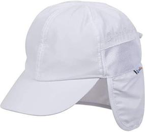img 1 attached to Protect Your Child From Harmful UV Rays With SwimZip'S UPF 50+ Baseball Hat With Neck Flap