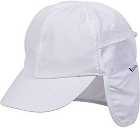 img 2 attached to Protect Your Child From Harmful UV Rays With SwimZip'S UPF 50+ Baseball Hat With Neck Flap