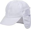 protect your child from harmful uv rays with swimzip's upf 50+ baseball hat with neck flap logo