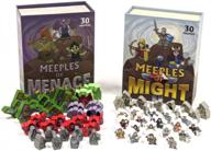 unleash fantasy fun with meeples of might & menace: 60-piece complete set of 16mm miniatures for tabletop rpgs logo