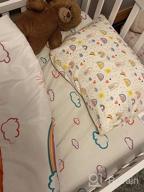 img 1 attached to Soft & Washable Toddler Pillow - Perfect For Travel, Cot & Sleeping | 13X18 Cotton Pillowcase Included review by Arun Siddiqui
