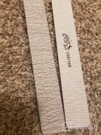img 1 attached to 🦓 PANA Jumbo Zebra Emery Nail File for Manicure, Pedicure, Natural, and Acrylic Nails - Double-Sided (100/100 Grit) - Pack of 50 review by Toby Galbraith