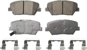 img 4 attached to 🔧 Wagner ThermoQuiet QC1432 Ceramic Brake Pads Set