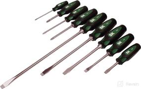 img 1 attached to 🔧 SureGrip Combination Screwdriver Set - SK Hand Tools 86007, 9-Piece