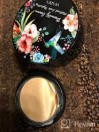 img 1 attached to Moisturizing Concealer Makeup Base Primer BB Cream By Ofanyia Mushroom Air Cushion review by Satish Greener