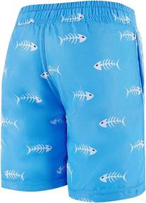 img 3 attached to Trunks Quick Beach Shorts Lining Boys' Clothing via Swim