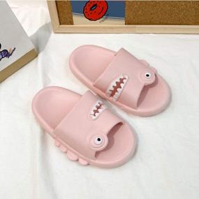 img 1 attached to Kids Anti-Slip Indoor/Outdoor Household Sandals Slippers For Boys And Girls