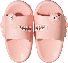 img 4 attached to Kids Anti-Slip Indoor/Outdoor Household Sandals Slippers For Boys And Girls
