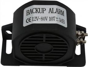 img 2 attached to MIRKOO Car Back-Up Alarm, 107DB 12V-80V DC Waterproof Industrial Heavy-Duty Backup Reverse Warning Alarm With Super Loud Beeper Tone For Truck Van Freight Car Lorry Heavy Vehicles (2-Pack)