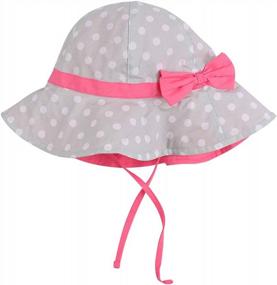 img 2 attached to Protect Your Little Princess From The Sun With Stylish Baby Girl Sun Hat With Bowknot Bucket Hats!