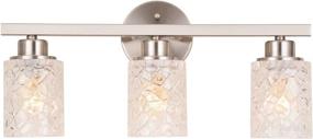 img 4 attached to Светильник для ванной комнаты Vanity Lighting Brushed Bathroom AL9082 W3