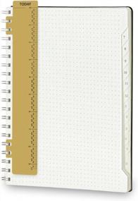 img 3 attached to POPRUN 2022-2023 Academic Year Weekly Planner Agenda 8.5'' X 10.5'', Daily Monthly Calendar With Transparent Plastic Cover And Simplified Bullet Dotted Journal