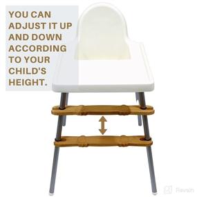 img 3 attached to 🪑 Ikea Antilop High Chair Foot Rest - Enhance Your Child's Comfort and Safety with this Compatible High Chair Accessory!