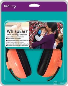 img 1 attached to 🎧 KidCo S831 WhispEars - Baby Headphones for Noise Reduction (Orange)
