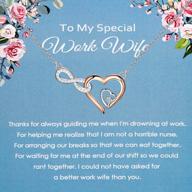 express your gratitude with myospark work wife necklace - a perfect gift for your special colleague! logo