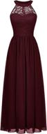 wedtrend chiffon bridesmaid cocktail wt0201burgundym women's clothing ~ dresses logo