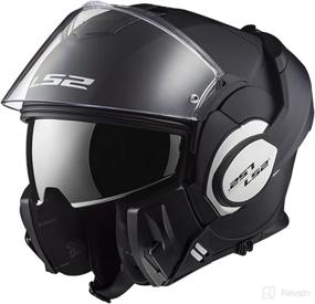 img 3 attached to 👑 LS2 Helmets Valiant Flip-Up Helmet - Stylish Unisex-Adult Valiant Helmet (Matt Black, Small)