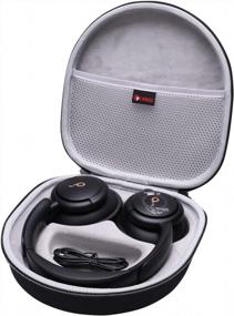 img 4 attached to XANAD Hard Case For Anker Soundcore Life Q20 / Q45 / Q30 / Q35 Hybrid Active Noise Cancelling Headphones - Carrying Organizer Storage Bag