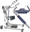 tuffcare electric stand up patient lift with rhino lift and 360 lb. capacity - includes standing sling and buttock strap logo