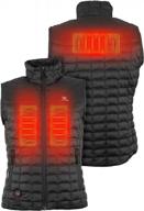 women's electric heated vest with battery by fieldsheer backcountry logo