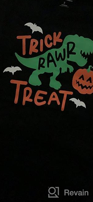 img 1 attached to Adorable Baby Boys Halloween Pumpkin Ghost Monster Truck Tshirt – A Charming and One-of-a-Kind Find! review by Steven Ross